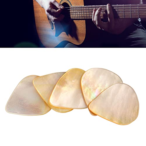 Palheta de guitarra acústica, leve para os dedos, 5 peças, fácil de tocar para guitarra para ukulele