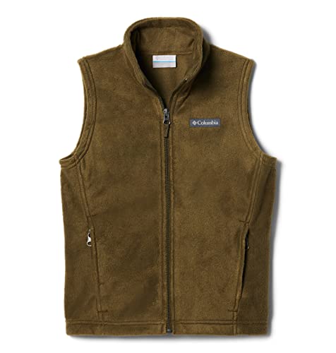 Columbia Youth Boys Steens Mtn Fleece Vest, New Olive, Medium #TOP11