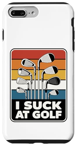 I Suck At Golf Joke ʔSt s Ȓj St X}zP[X iPhone 7 Plus/8 Plus p