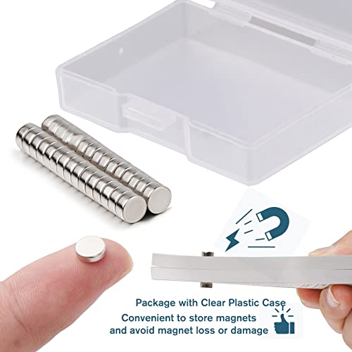 30 Pack Magnets, Fridge Magnet, Whiteboard Magnets, Small Magnet for Fridge, Magnets for Whiteboards, for Crafts, Home, Office, Tools, DIY - 8 mm x 3 mm