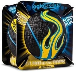 Oglo Sports - Glows Yellow Glows Blue - Glow In The Dark Basketball