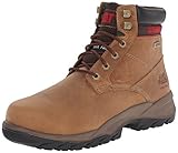 Caterpillar Women's Dryverse 6 Inch Waterproof Steel Toe Work Boot, Dark Beige, 8 M US