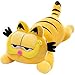 qwermz Peluche, Cartone Animato Lungo Garfield Peluche Peluche Bambola Garfield Cuscino Farcito Cuscino 60CM