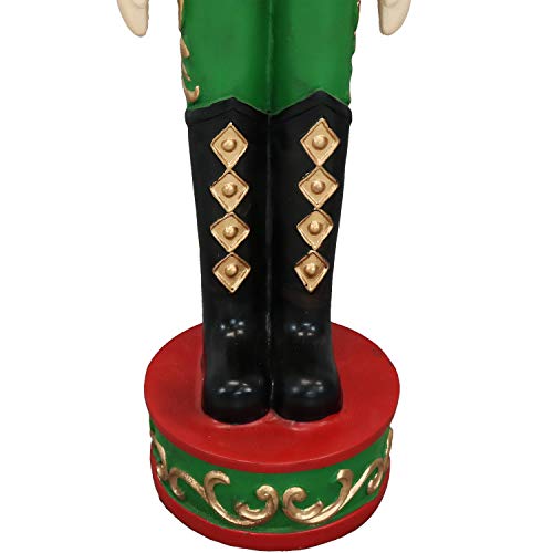 Sunnydaze Kristoff The Nutcracker Soldier Indoor/Outdoor Christmas Decor, Polyresin, 37-Inch #TOP5