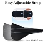 3D Eye Mask Sleep Mask for Men & Women, 100% Pressure-Free & Light Block-Out Eye Mask for Sleep with Easy Adjustable Strap, Night Eye Cover for Travel, Black - Image 5