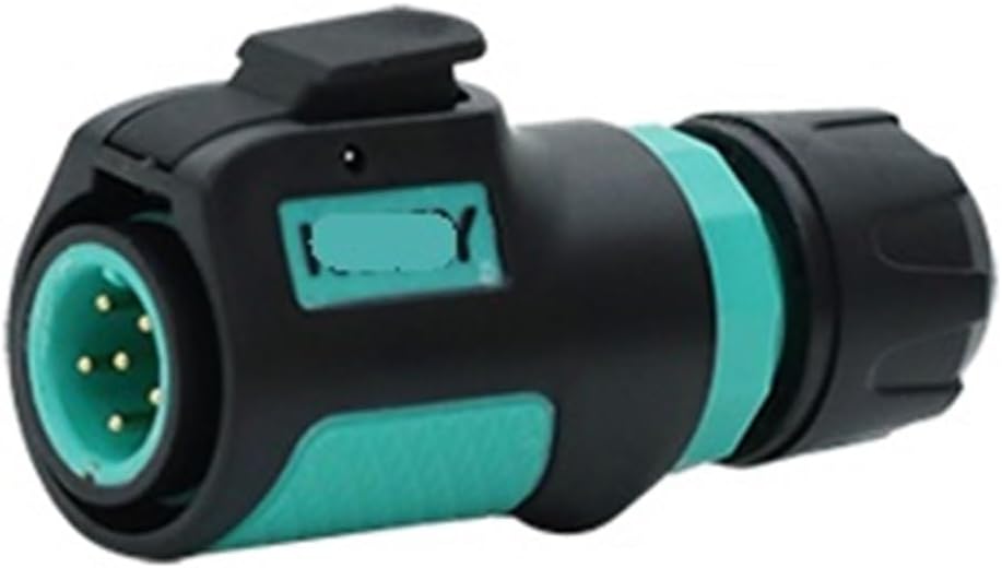 M12 waterproof aviation 2-3-4 core 5-6-7-8 pin power round seat quick connector(K12 P6 core plug 5A250V)