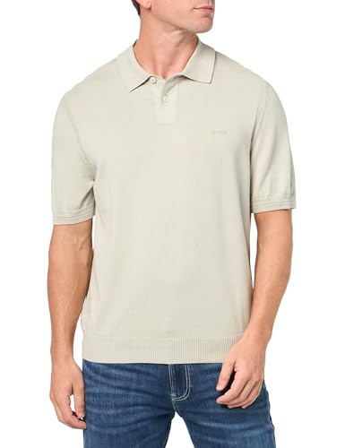 BOSS Men's Plain Knit Chest Logo Sweater