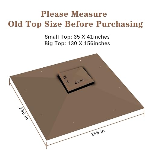 image for SCOCANOPY Replacement Gazebo Canopy for 10 x 12 Regency II Patio Gazeb