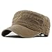 ZXTGBQ Unisex Military Cap Baseball Cap Damen Kappe Herren Verstellbare Baseballkappe Sonnenschutz M&uuml;tze Atmungsaktiv f&uuml;r Sport Wandern Ausflug (Khaki)