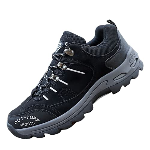 QIFENGDIANZI] トレッキングシューズ ハイキングシューズ メンズ