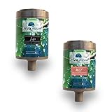 rivaALVA MEXLife Wasserfilter Ersatzkartuschen 2er-Set - Made in Germany - Kombination aus Blockaktivkohle und PFAS- und Mikroplastikfilterung