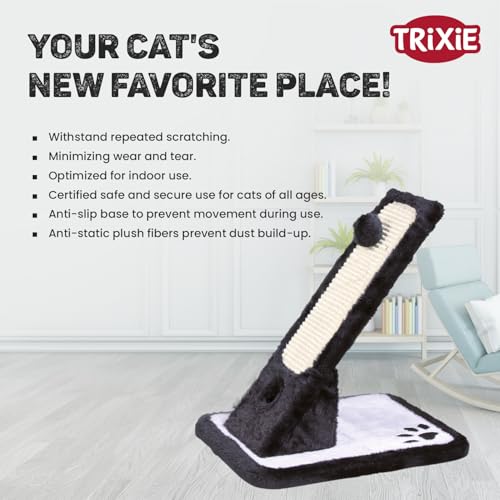 Image of TRIXIE Cat Scratching Board Cardboard Scratcher for Cats with Catnip Fun (Scratching Board on a Roll)