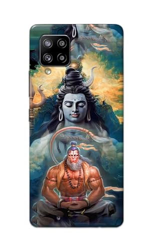 Image of PRINTFIDAA Printed Hard Back Cover Case for Samsung Galaxy M42 5G | Samsung Galaxy A42 5G Back Cover (Lord Shiva and Hanuma) -112