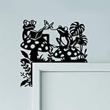 🐸Facile à installer : Cette décoration de plaque de porte est dotée de trous pré-percés, ce qui permet une suspension aisée au-dessus de tout cadre de porte ou entrée