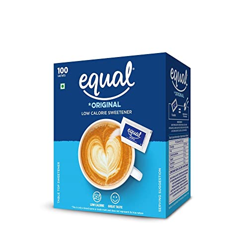 Image of Equal Original Low Calorie Sweetener | Ideal for Diabetic Patients | Sugar Control | 100 Sachet | Pack of 1