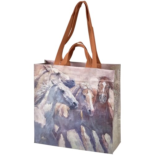 Sac fourre-tout Horses Market multicolore en taille unique mixte