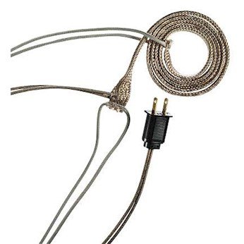 BriskHeat Dual Element, Cloth Insulated Heat Tape, 10' x 1/2 (in), 780 Watts, 240 V