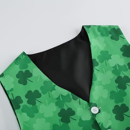 LMYOVE Men July 4th Suit Vest St Independence Day Vest with Bow Tie Print, Formal/Leisure Wear3