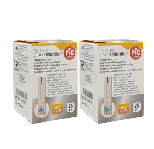 PIC Strisce Test Glicemia per Pic Safe Gluco Monitor 50 Pezzi