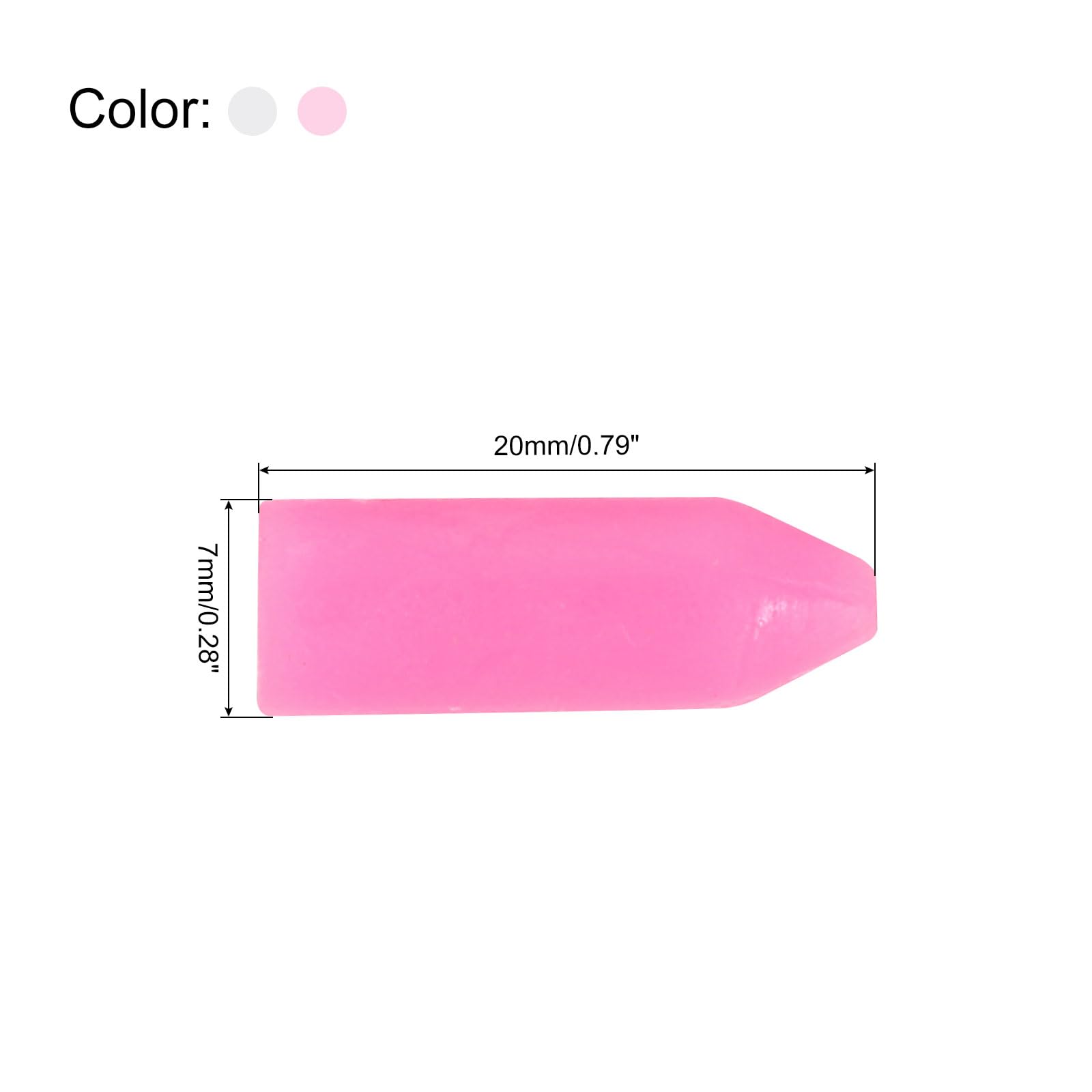 PATIKIL Diamond Art Painting Wax Clay, 12 Packs Diamond Art Accessories Wax Clay Tool for Diamond Art Nail DIY Craft Pink White - Image 2