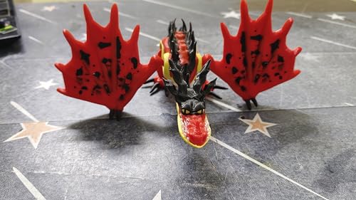Image of Flexible Toothless Dragon 3D Printed Night Fury and Light Fury Toys, Couple (HookFang)