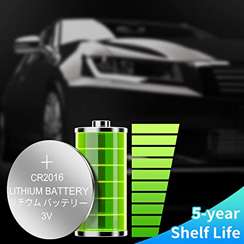 Bonai Cr2016 Battery 3V Lithium Battery Long Lasting Cr2016 Coin Button Batteries For Car Remote, Watch (5 Year Shelf Life) 30 Count #TOP4
