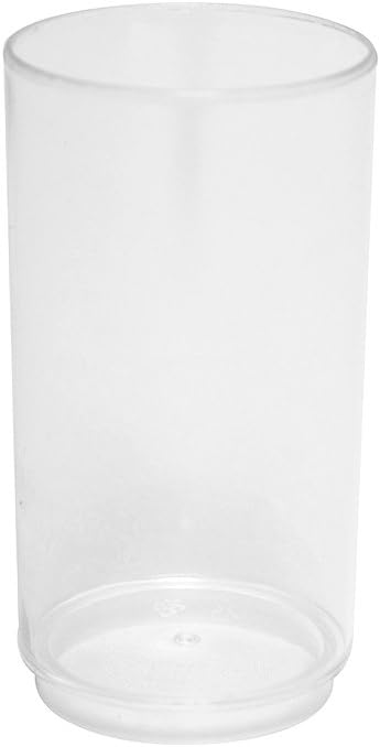 Arant 2.5oz Cylinder Plastic Dessert Cups, Clear, 480 Units, Ideal for Dessert and Appetizer in Parties, Catering Supplies and Testing