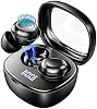Auriculares inalámbricos, cancelación activa de ruido híbrida de 40dB, 50H de reproducción, Bluetooth 5.4, drivers de 10mm con 5 ecualizadores, doble micrófono ENC, resistentes al agua IPX7, pantalla digital de batería para iOS/Android, deporte/sueño 2