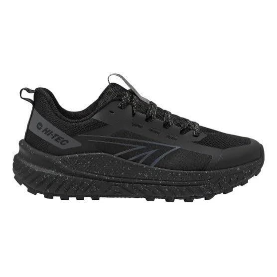 HI-TEC Tênis de corrida em trilha, preto, Preto, 41