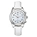 Produktbild Meister Anker Damen Funkuhr Metall Leder 24cm weiß Quartz Mineralglas 490000050