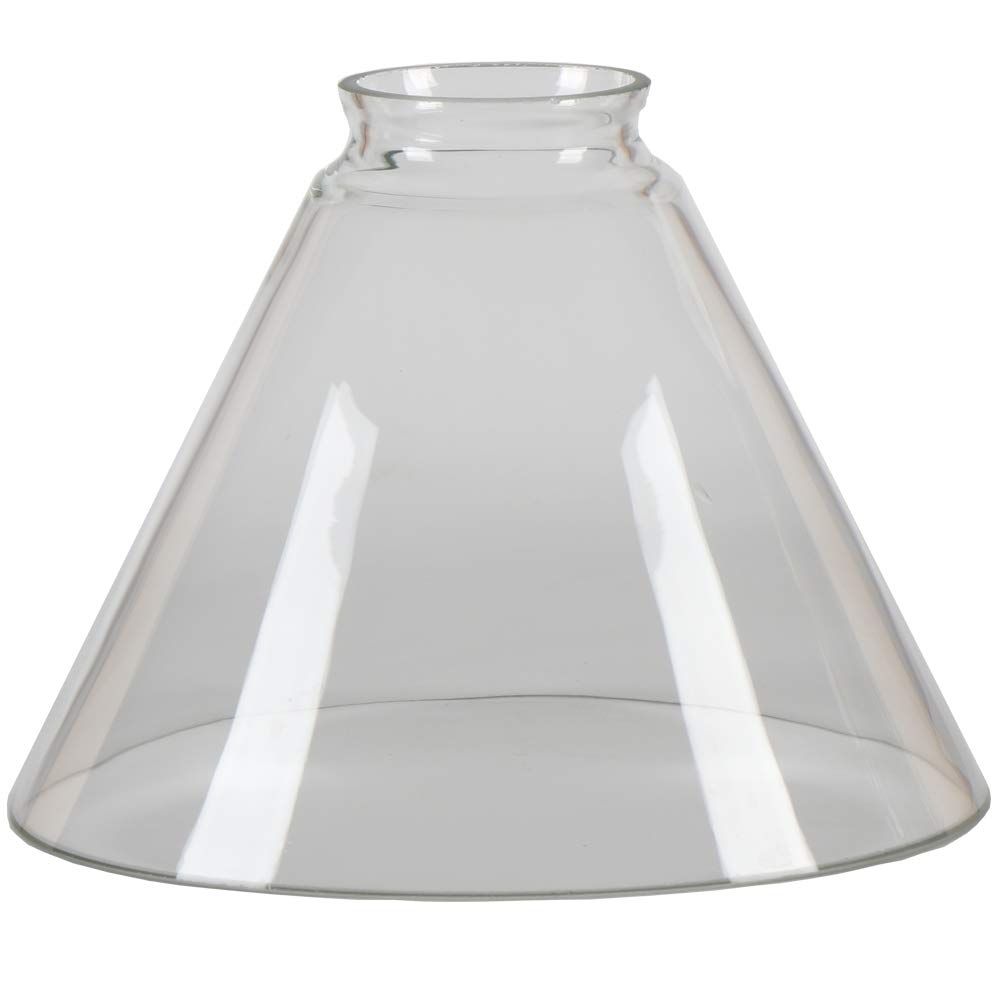 Buy XIDING Funnel Shape Clear Glass Shade Cylinder Glass Shade
