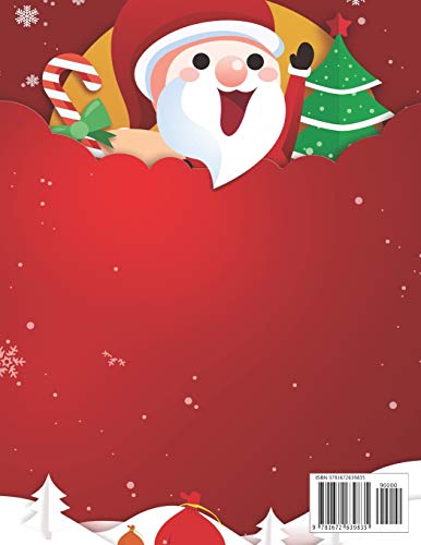 Christmas Activity book For Kids: Fun Children’s Christmas Gift or Present for Toddlers & Kids - 50 Beautiful Pages to Color with Santa Claus, Reindeer, Snowmen & More! image 4