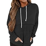 Generisch Sudadera con capucha para mujer, XL