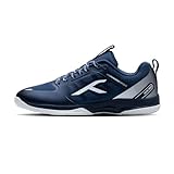 HUNDRED Velocity Z PBX Pickleball-Schuhe, Unisex, abriebfest, leichter Komfort und gepolsterter Griff, für drinnen und draußen, Marineblau/Weiß, 39.5 EU
