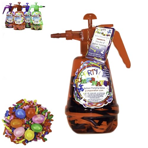 Wasserbomben Pumpe, 2 In 1 Luft Und Wasserbomben Ballonpumpe, Hand Ballonfüller Mit 500 Wasserballons, Wasserballons Werkzeug Für Kinder Einfach Zu Füllen, Für Geburtstagsfeiern, Familienfeiern