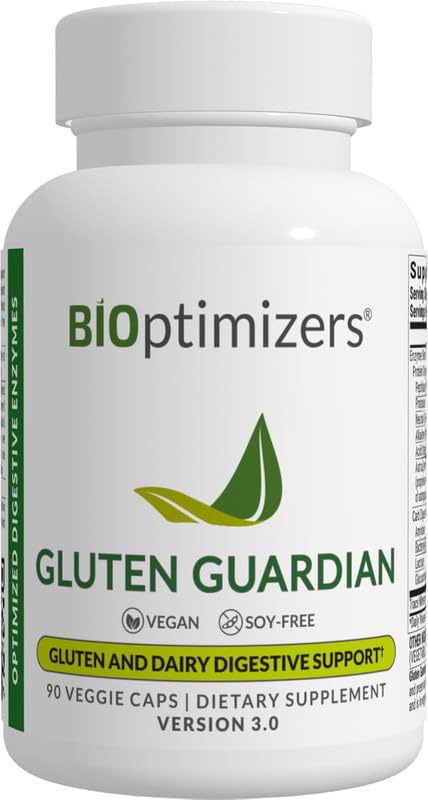 Evorina Gluten Guardian 3.0 - Enzyme Supplement with DPP-IV to Support Gluten Digestion – May Help Prevent Bloating, Gas, and Indigestion, 90 Capsules | High Strength Herbal Supplement | Clean Label Ayurvedic Wellness-image-14