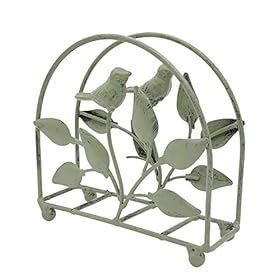 Cast Iron Bird & Tree Classic Napkin Holder/Tabletop Freestanding Tissue Dispenser , Rustic Green 413uqB4Pr8L. SS280
