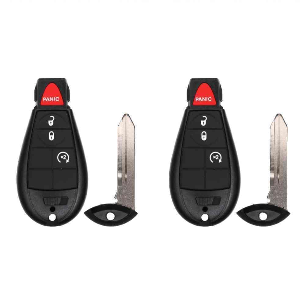 Key Fob LTT Replacement for Smart Proxy System 2018 FCC GQ4-53T GQ453T Part Number 68508721 68508721AA Pack of 2