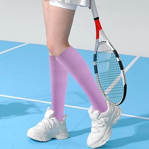 Image of Knee High Socks for Women, Long Tall Knee Tube Socks