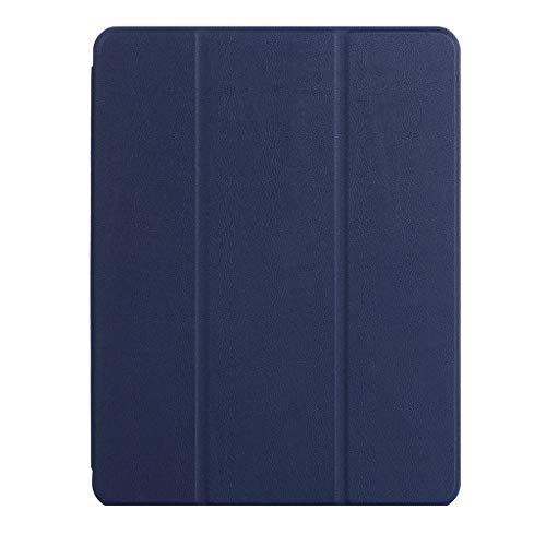 JIANGfu iPad Pro 11 inch 2018 Case,Solid Smart Wake/Sleep Stand Case Cover with Pencil Holder compatible with iPad Pro 11 inch 2018 Ultra Slim Stand Protective Cover (Dark Blue)