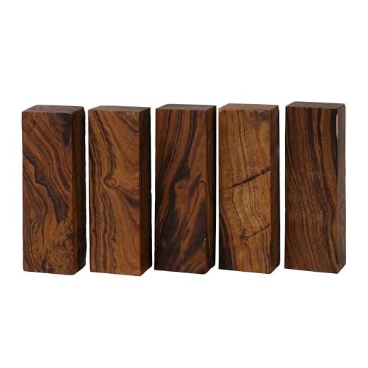 Pack of 5 Exotic Hardwood Blanks