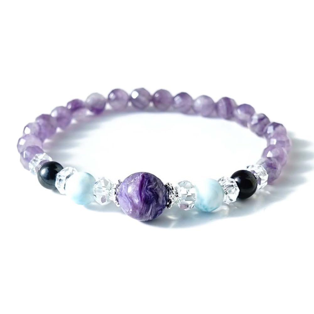 AAAチャロアイト スフィア 丸玉 恐れを克服する魂の石 身体と情緒レベルの深い癒しの石 cha083