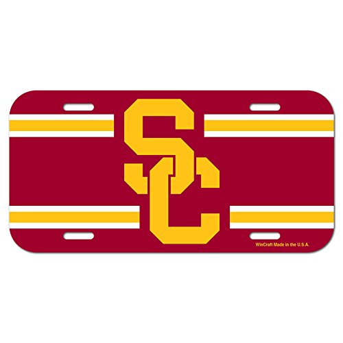Wincraft NCAA USC Trojans Plastic License Plate, One Size, Team Color