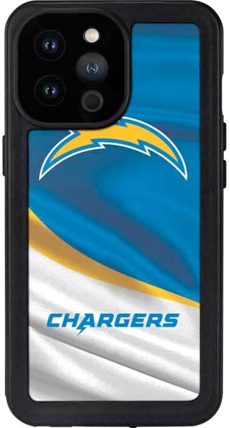 Skinit Waterproof Phone Case Compatible with iPhone 14 Pro Max - Officially Licensed NFL Los Angeles Chargers Design