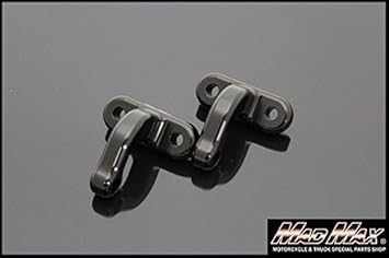 Amazon トラック荷台用 Cnc アルミ T型 ロープフック ラッシングフック ブラック 2個入mm74 0001 Bk 幌 サントップ 車 バイク