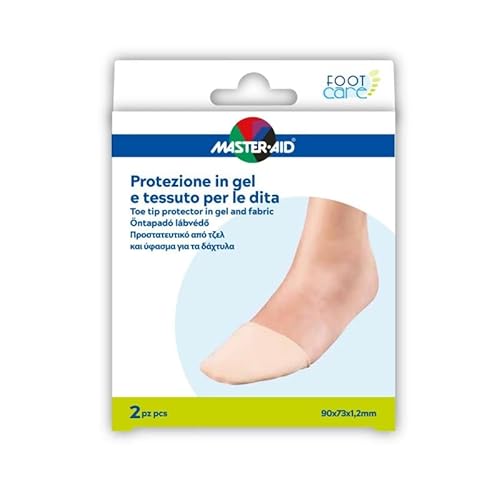 Master-Aid Foot Care - Protezione In Gel + Tessuto Per Le Dita, 2Protezioni