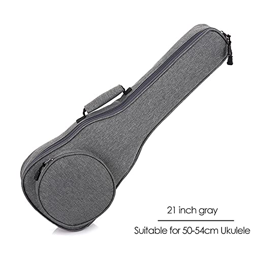 Nicfaky Housse ronde pour ukulélé de poche 10 mm en éponge portable et étanche Gris - Les Beatles, Paul McCartney, John Lennon, RIngo Starr, George Harrison Nicfaky Housse ronde pour ukulélé de poche 10 mm en éponge portable et étanche Gris – Image 4