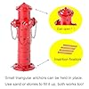 Phaxth 24" H Metal Fire Hydrant for Dogs to Pee On, Vintage Mid & Large Dog Fire Hydrant Pee Post for Outdoor Decor