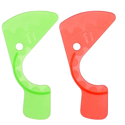 ECSiNG 2pcs Chain Gaps Adjustment Gauge Tool Repair Tool Part for Bicycles Compatible with SRAM Eagle SX/NX/GX 12, Green Red