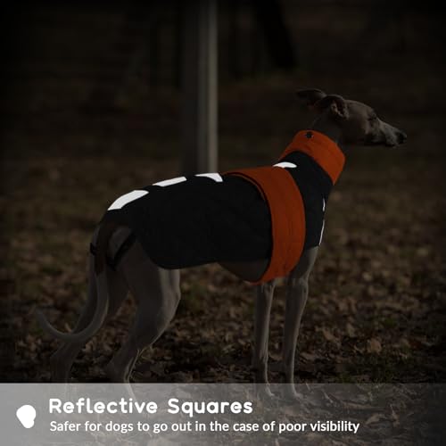 Whippet Mantel, Whippet Wintermantel Windhund Pullover Whippet Windhund Wintermantel Hundejacke für Windhunde Greyhound Winter Mantel
